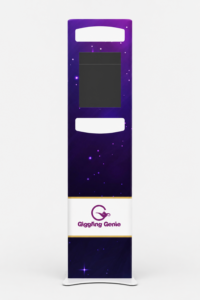 Giggling Genie Tower Selfie Pod available for party and event hire in Surrey